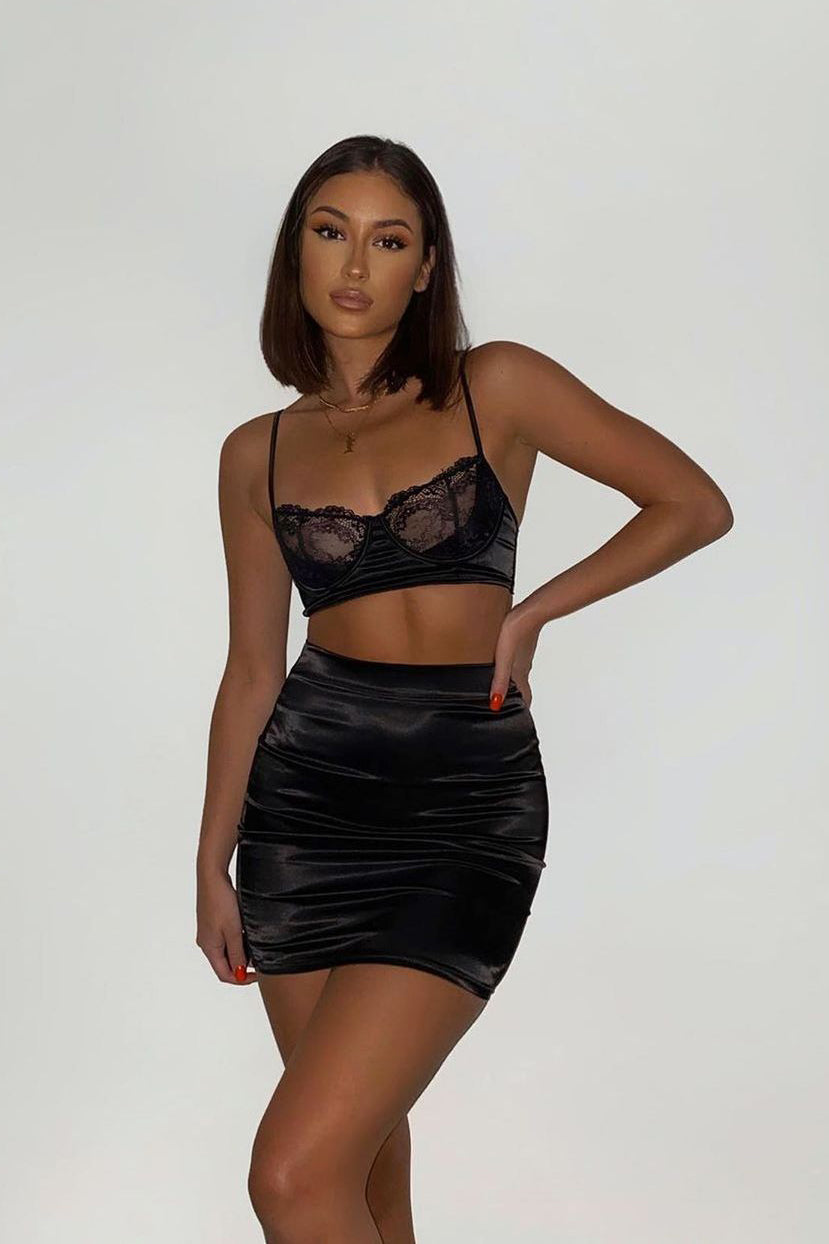 Anything But Innocent Matching Set - Black - Image 5