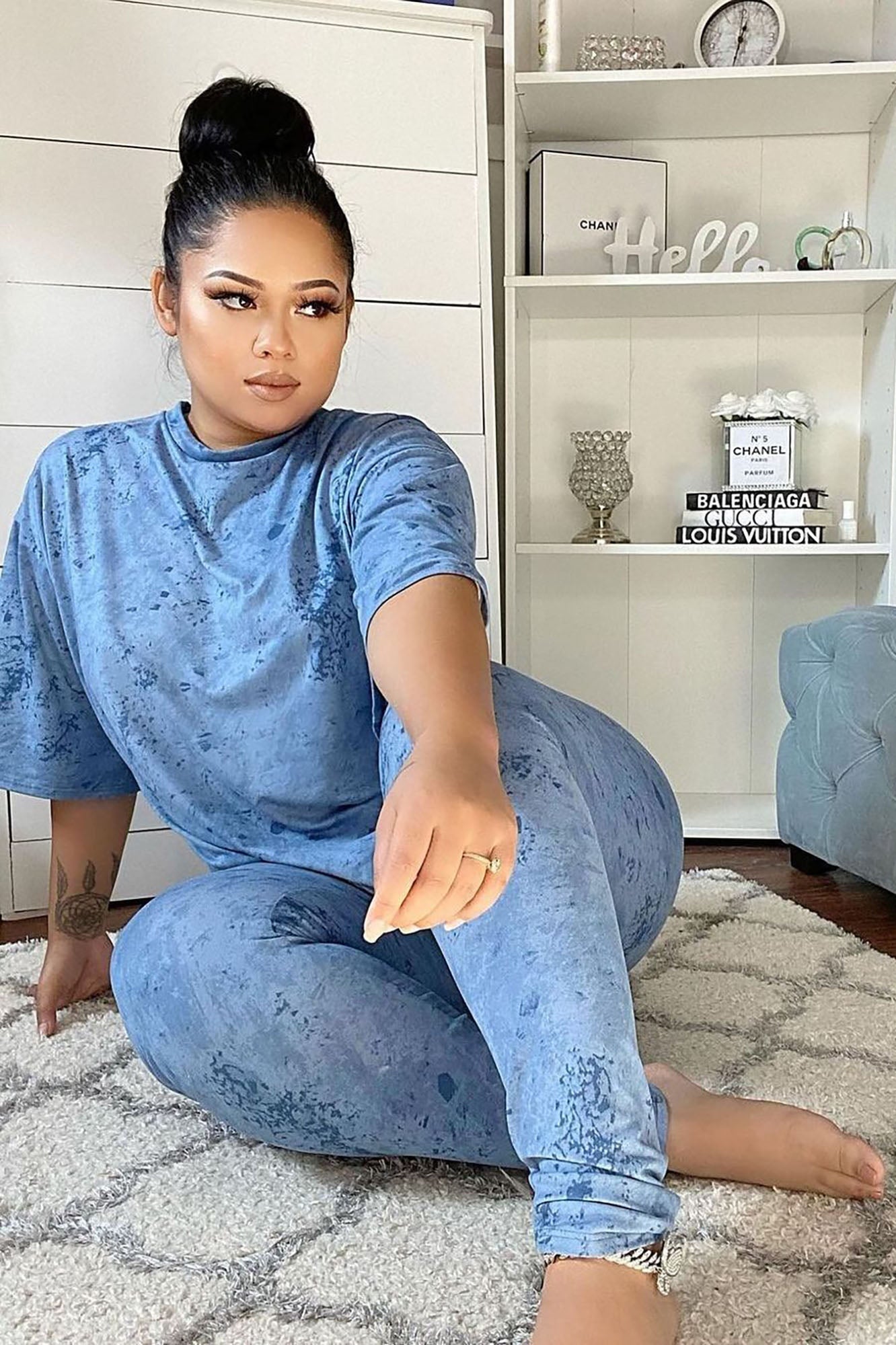 Chelsea Legging Set - Blue - Image 9