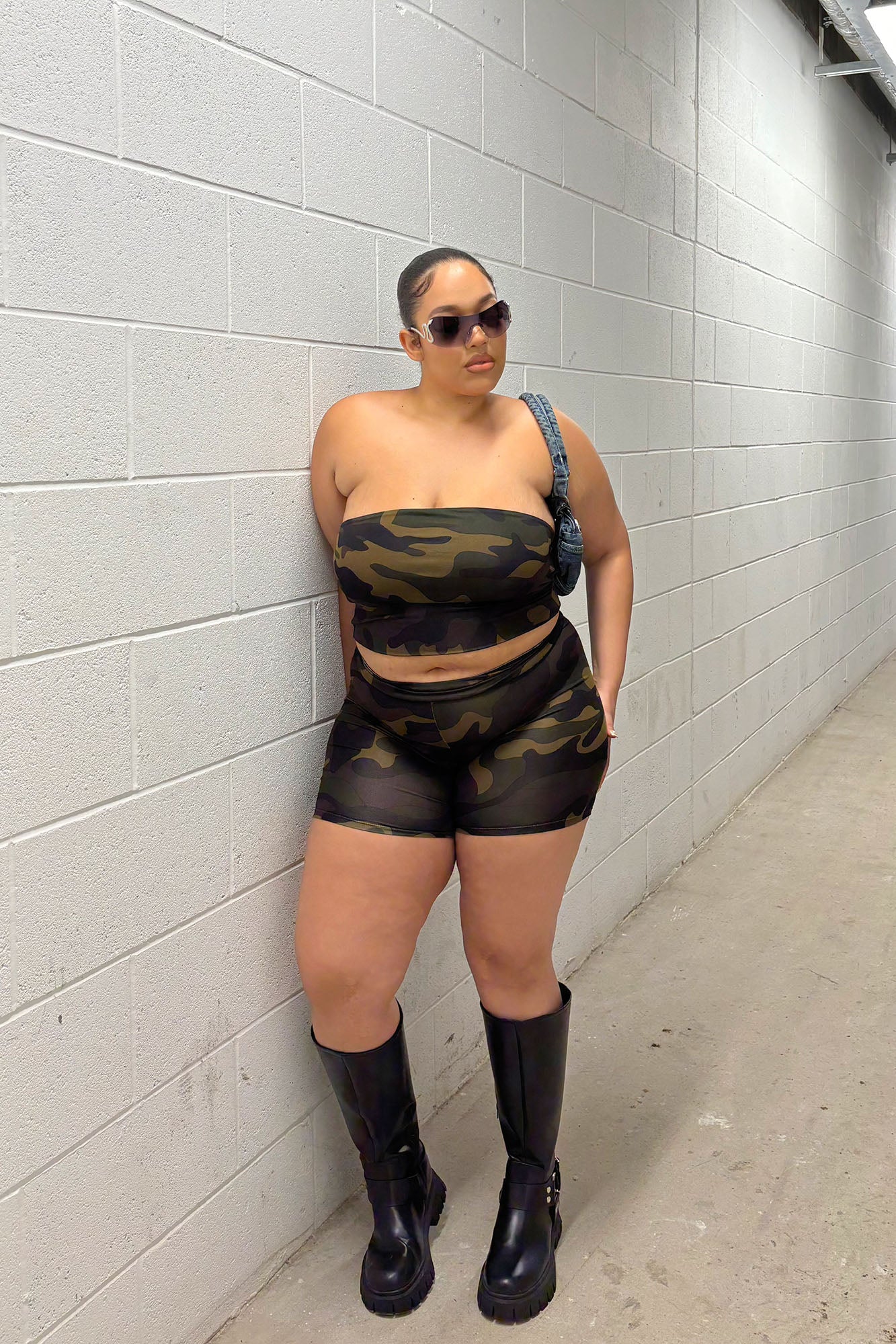 Command Attention Biker Short Set - Camouflage - Image 8