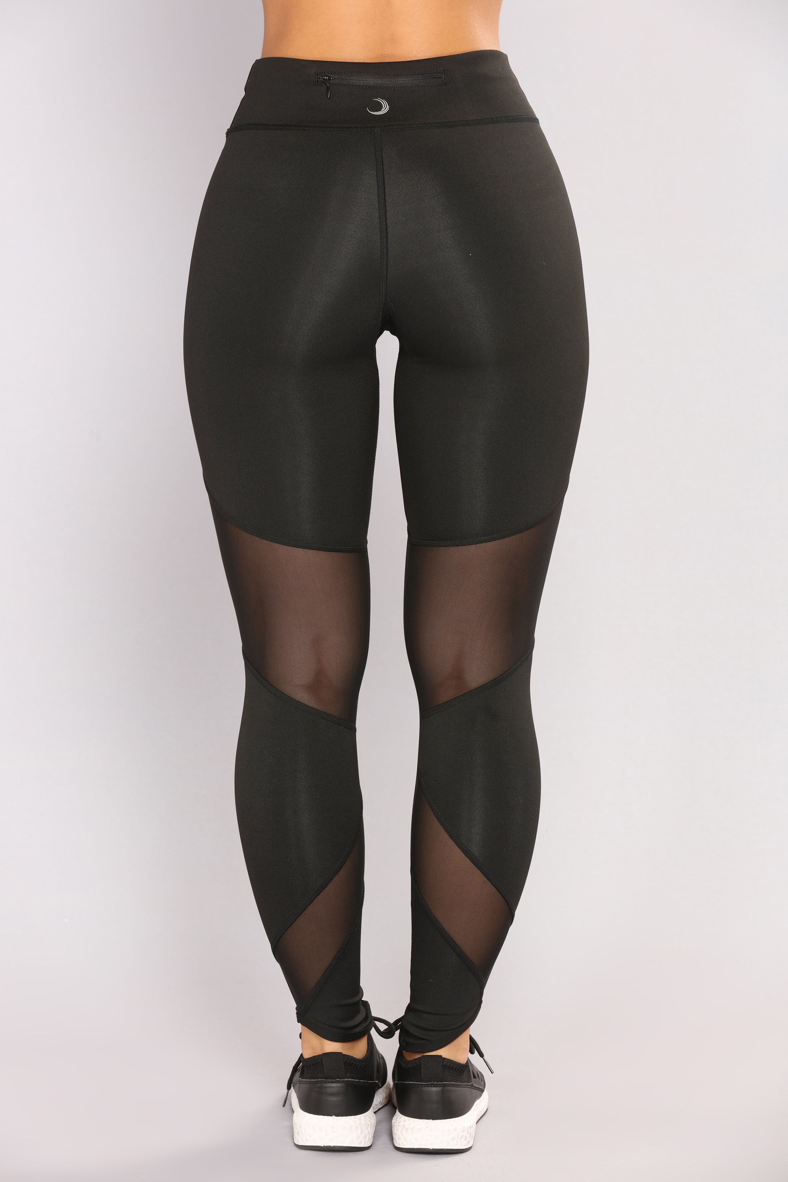 Mesh It Up Active Leggings - Black - Image 6