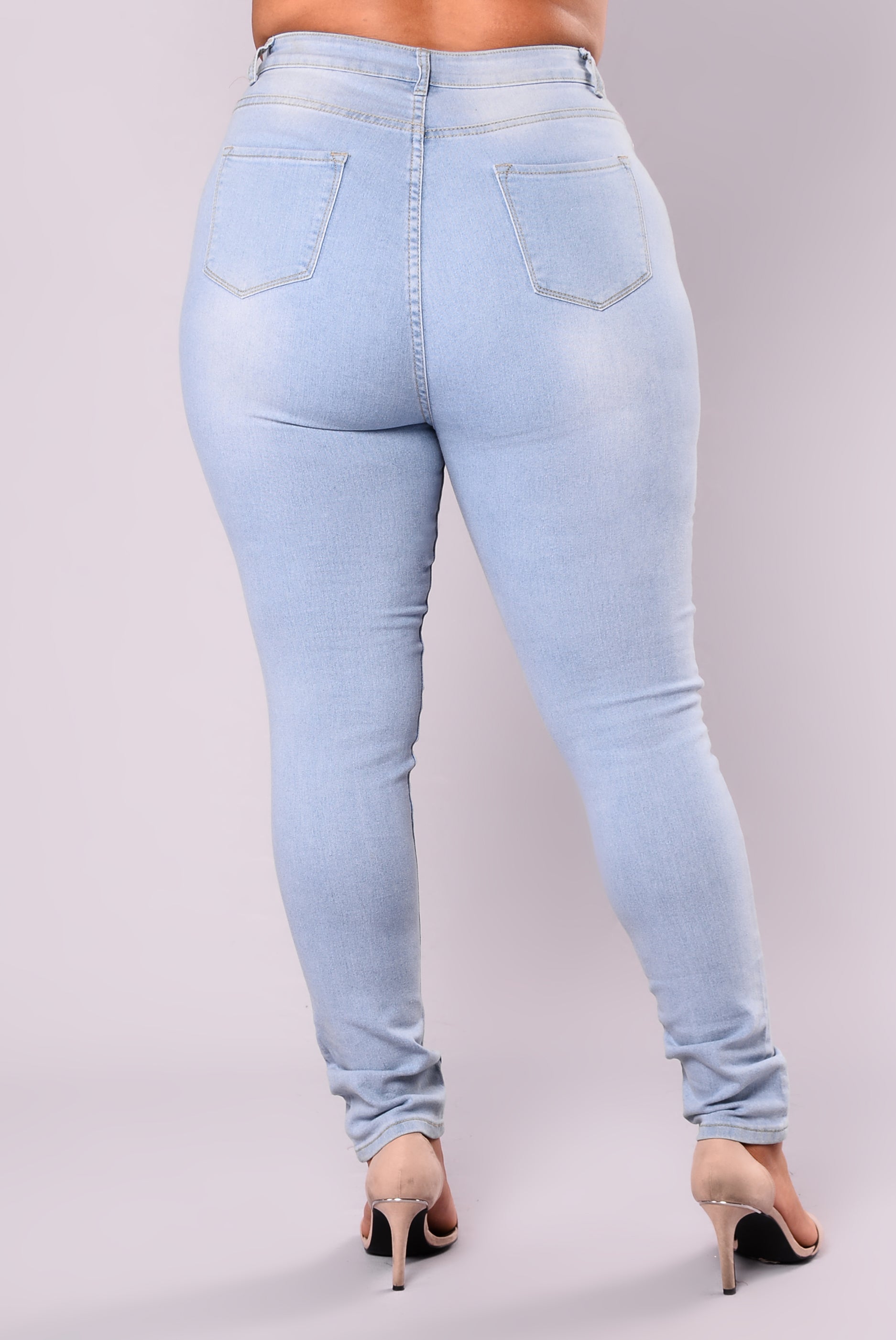 Drive To The Ocean Jeans - Light Blue Wash - Image 8