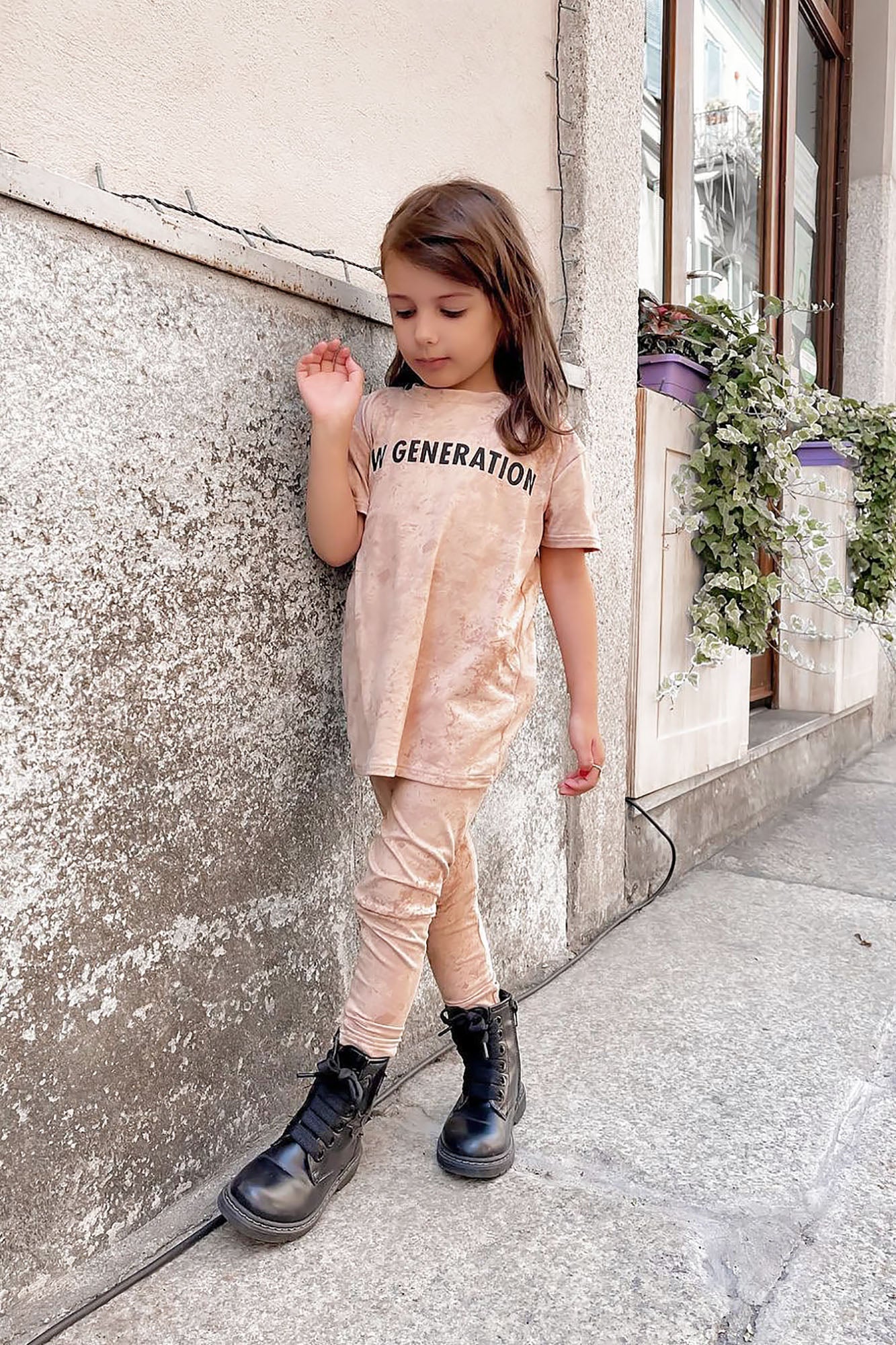 Mini New Generation Legging Set - Taupe - Image 7