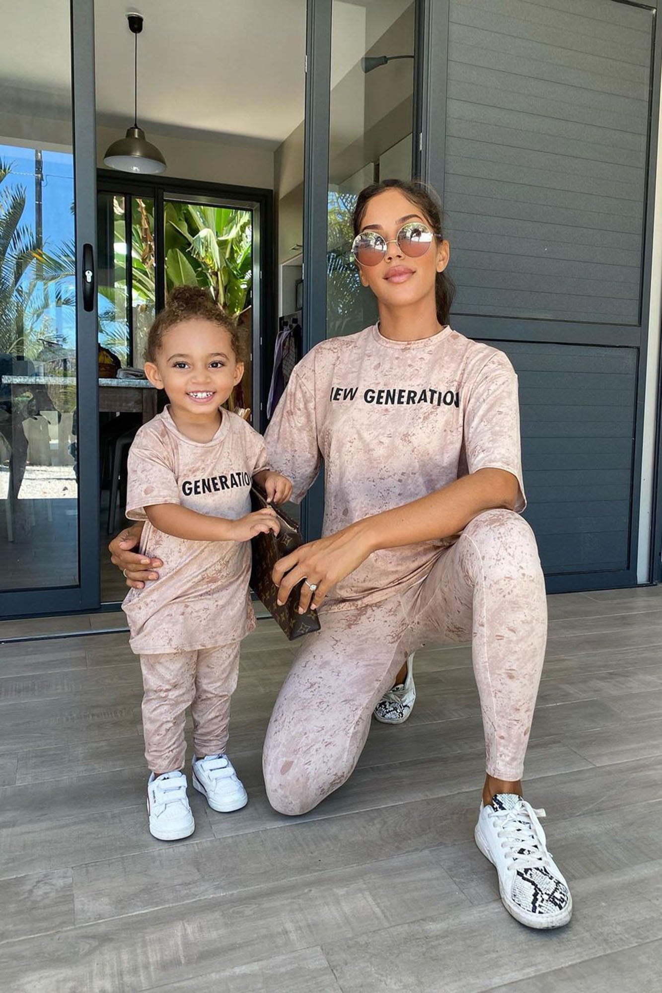 Mini New Generation Legging Set - Taupe - Image 4