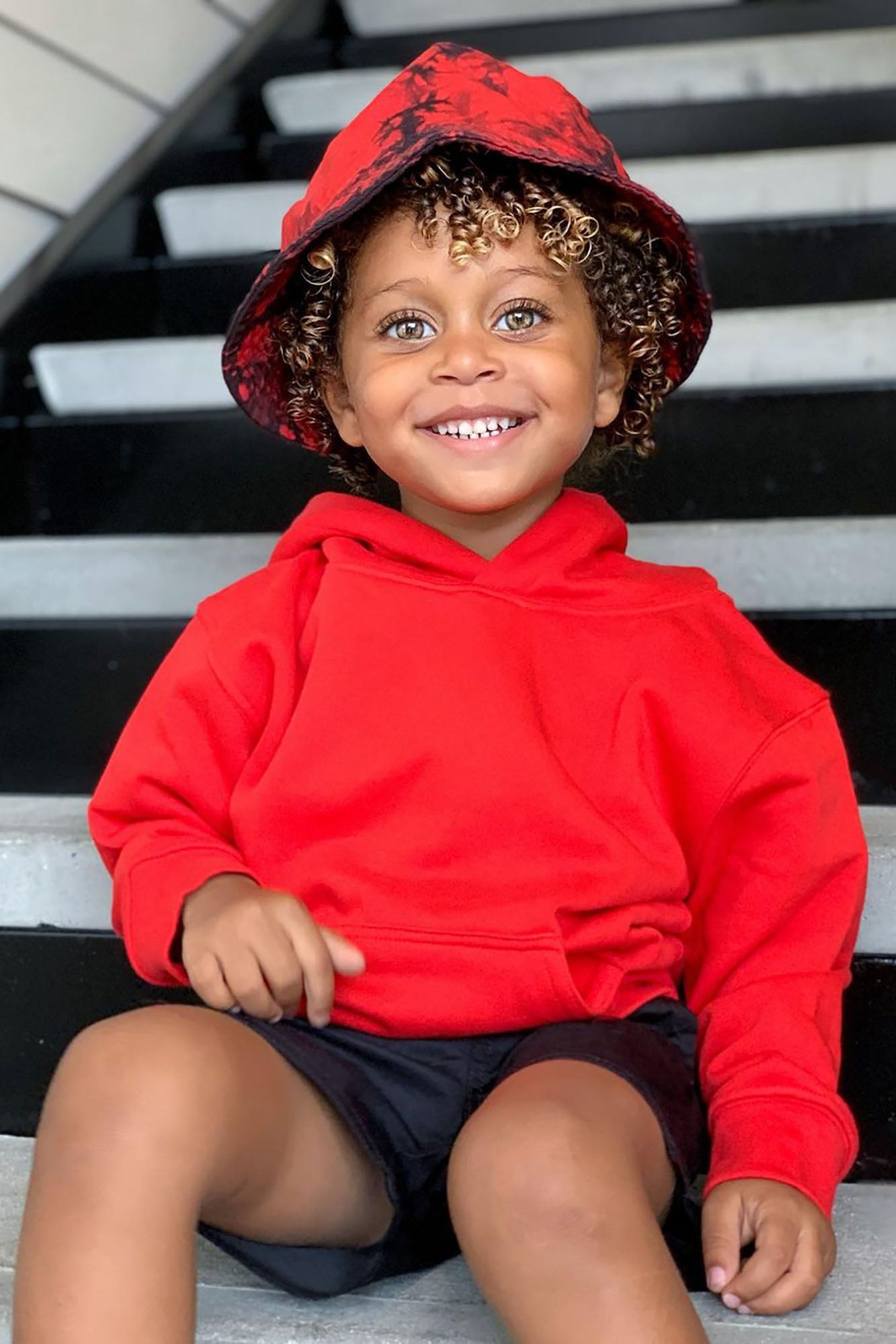 Mini Stole Your Toys Oversized Hoodie - Red - Image 4