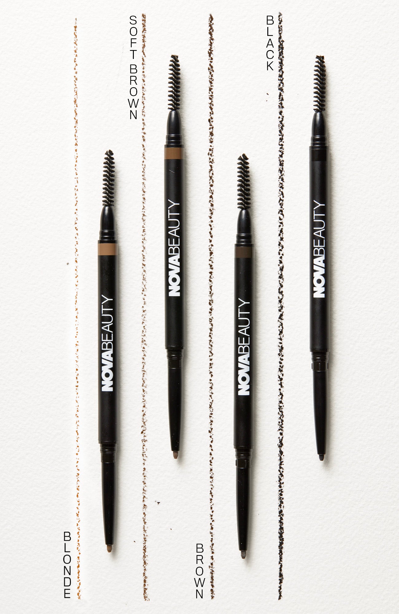 NOVABEAUTY D.T.F. Precise Brow Pencil - Black - Image 6