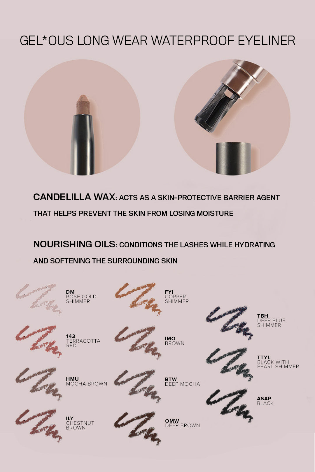 NOVABEAUTY Gel*ous Long Wear Waterproof Eyeliner - BTW - Image 7