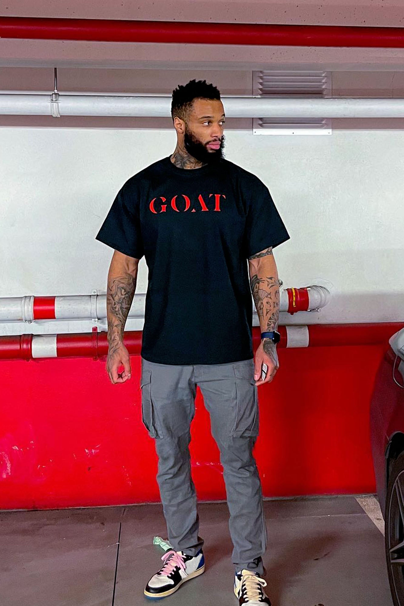 The GOAT Short Sleeve Tee - Black - Image 3