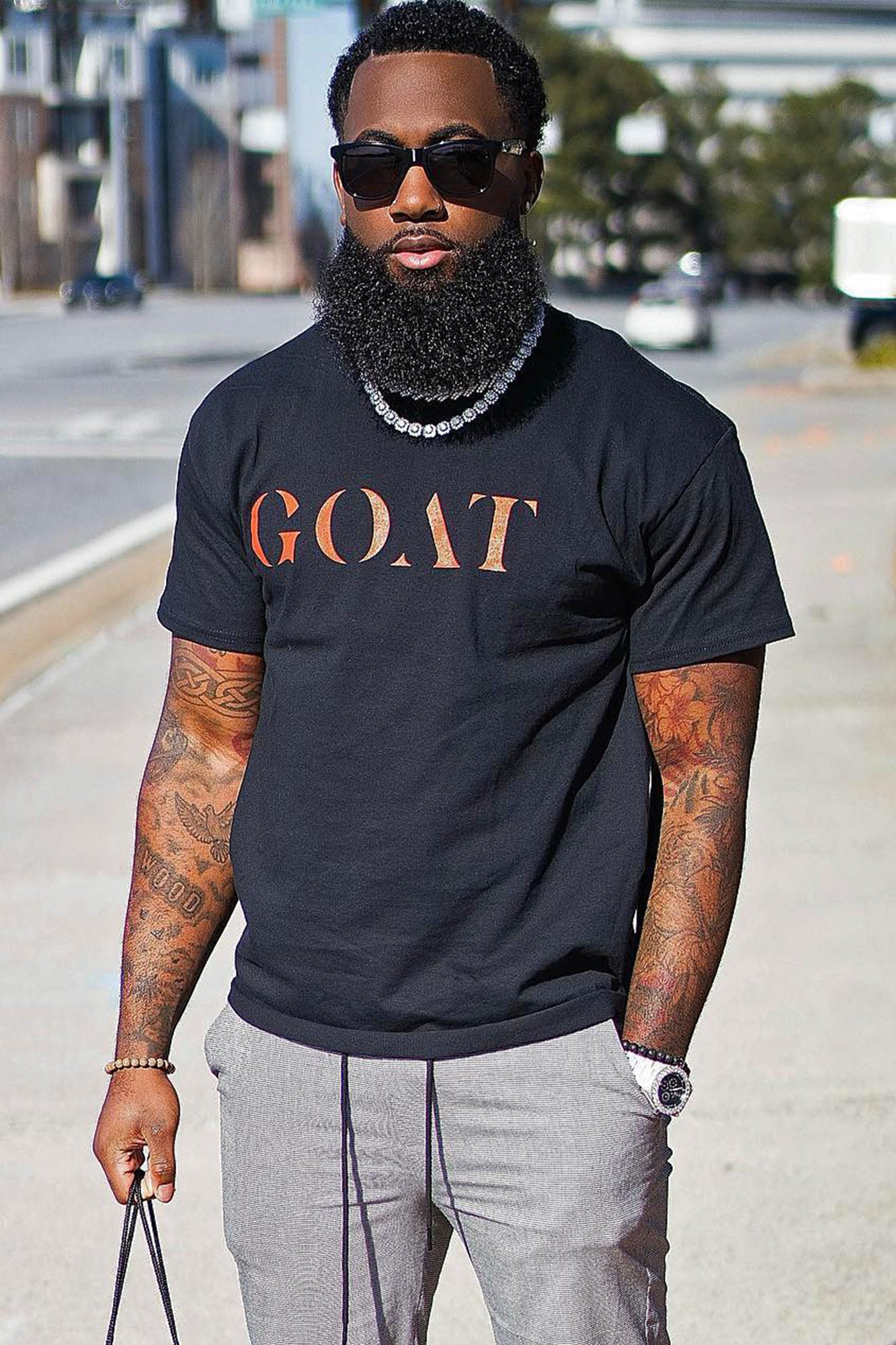 The GOAT Short Sleeve Tee - Black - Image 4