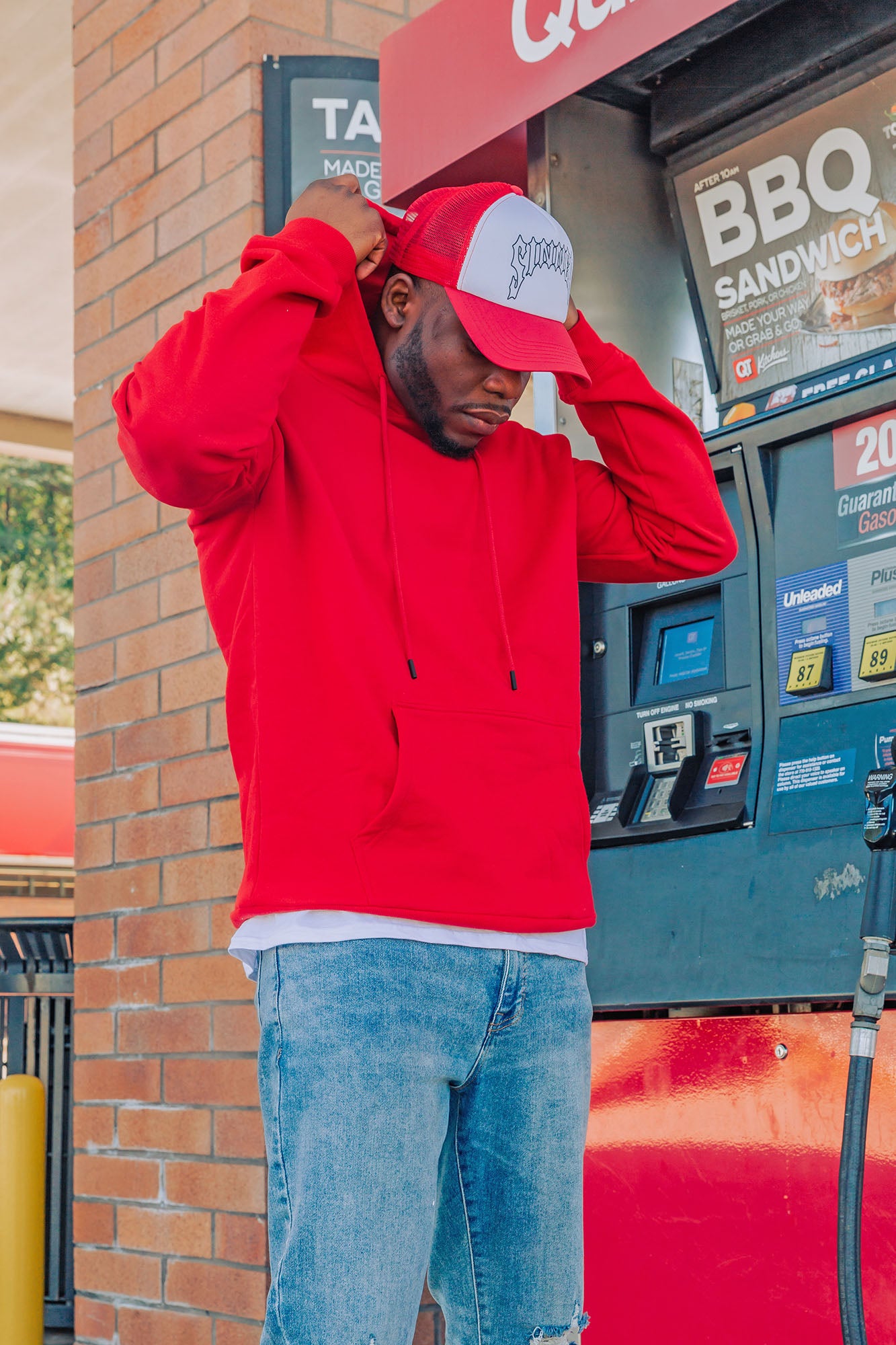 Tyson Hoodie - Red - Image 6