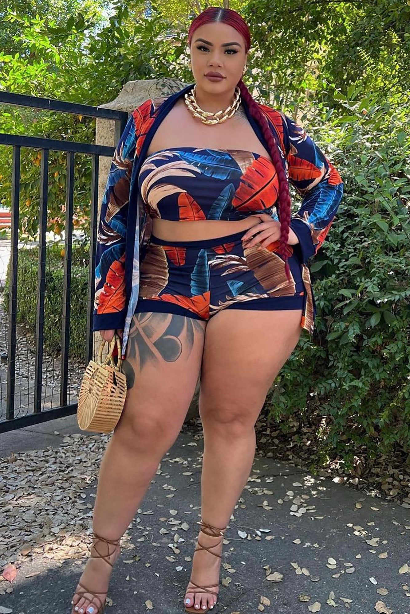Vacation Forever 3 Piece Set - Navy/Combo - Image 12