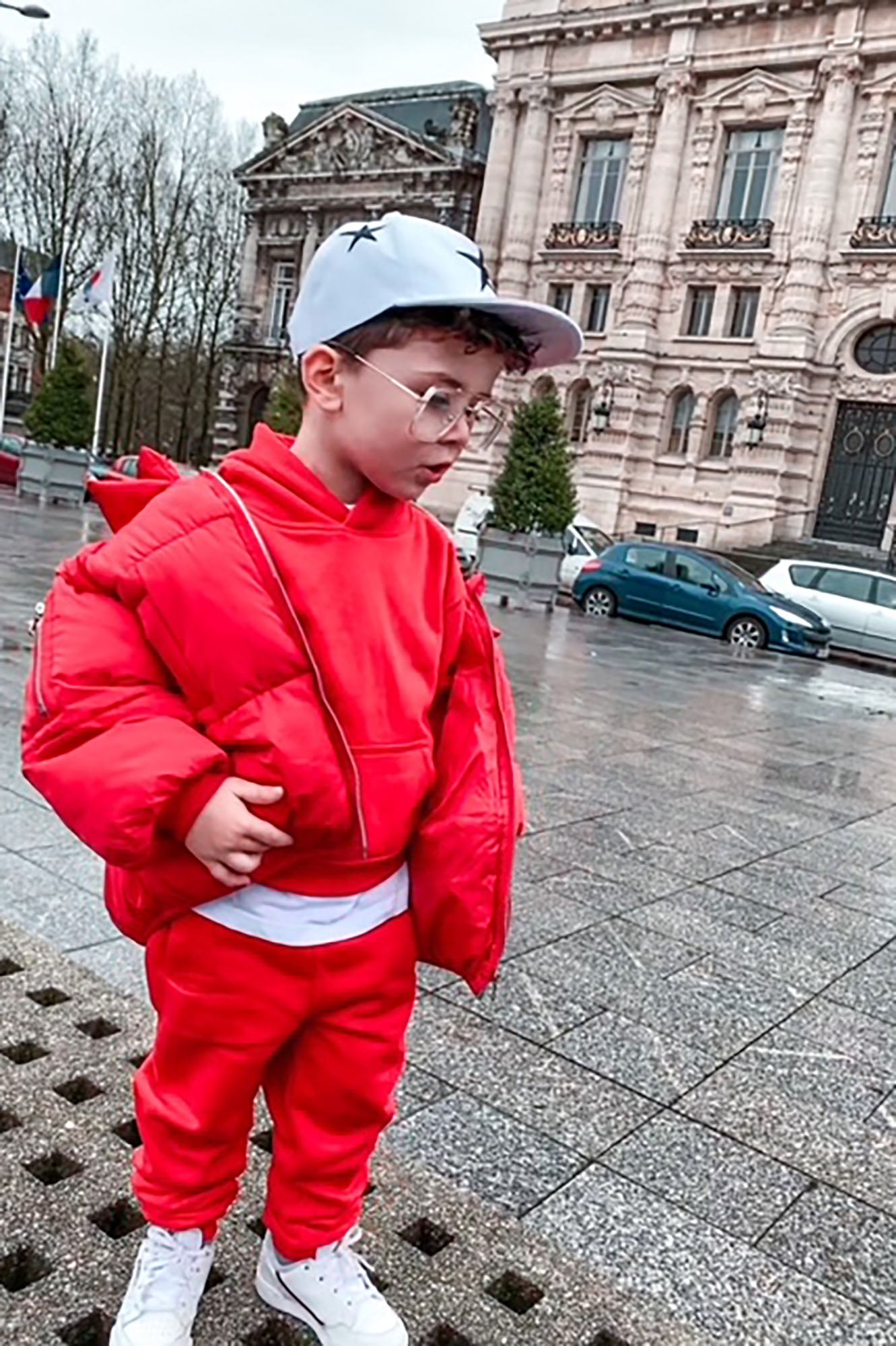 Mini Stole Your Toys Oversized Hoodie - Red - Image 6