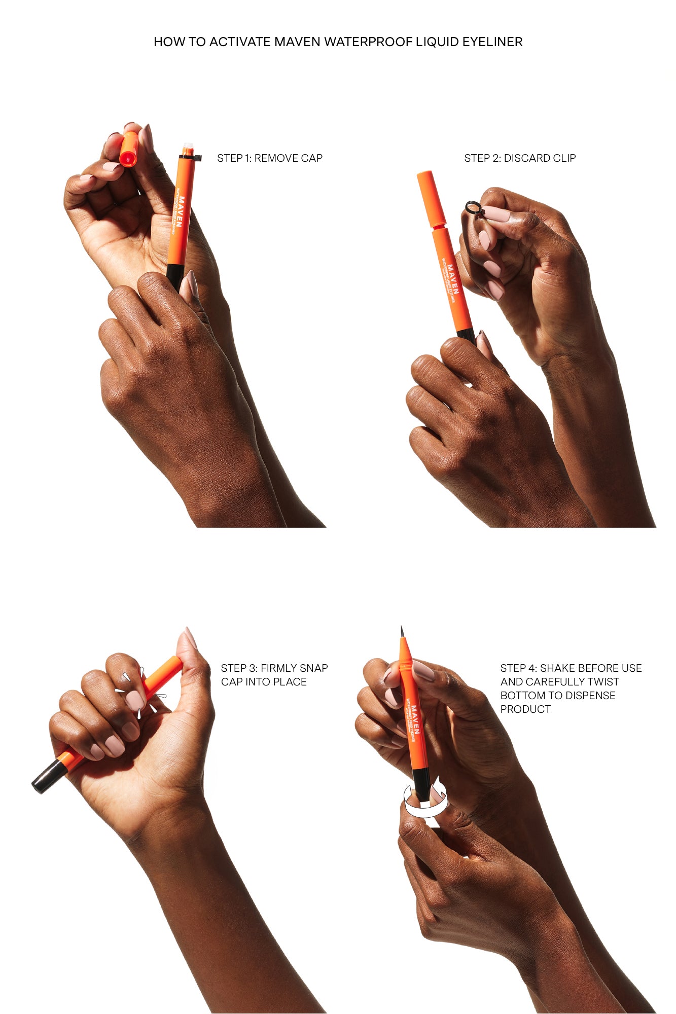 Maven Waterproof Liquid Eyeliner - 24K - Image 5